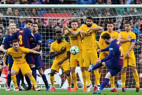 Watch Messi Goes Upper 90 On Beautiful Free Kick For Barcas Only Goal