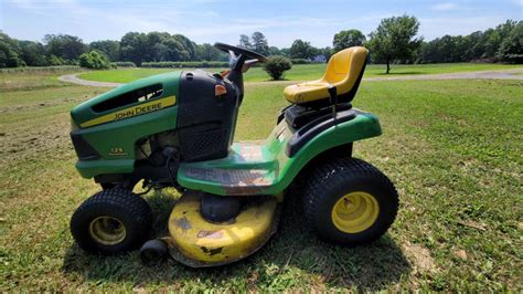 John Deere 125 Automatic Riding Lawn Mower For Sale Ronmowers