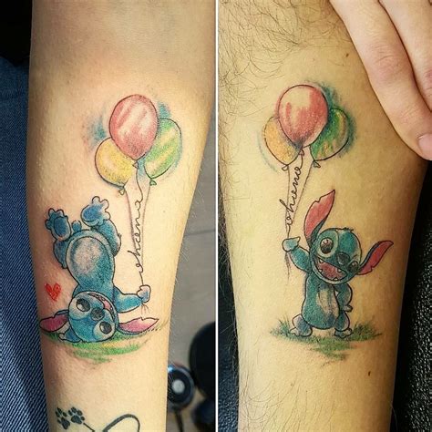 Disney Stitch Tattoo Watercolor Disney Tattoos Stitch
