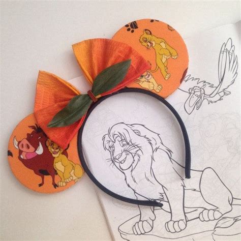 Lion King Simba Nala Pumba Timon Inspired Ears Headband Simba And Nala