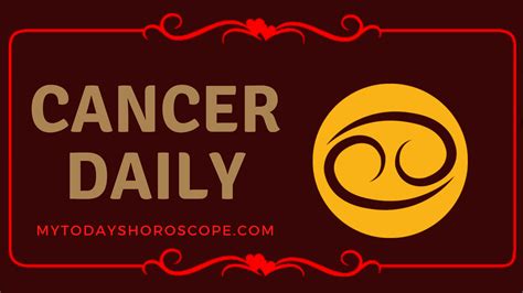 Cancer Daily Horoscope Todays Cancer Horoscope For Love Money And Sex