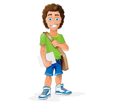 Student Vector Character Vector Characters