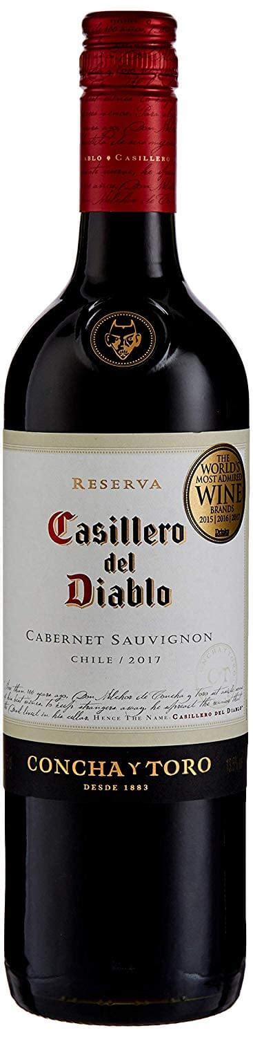 Case Of Casillero Del Diablo Cabernet Sauvignon Wine 6 X 75 Cl Bottles
