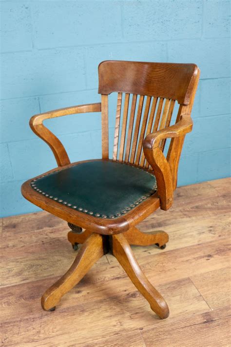 Well, bonzy mesh reclining desk chair comes with an extended mesh backside design, which gives much air. Reclining Oak Desk Chair - Antiques Atlas