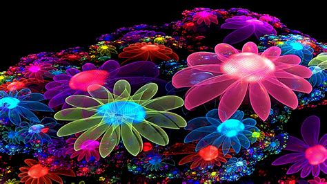 46 Glowing Flower Wallpapers Wallpapersafari