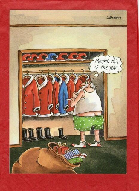 The Far Side Christmas Greeting Card Holiday Funny Gary Larson Ebay