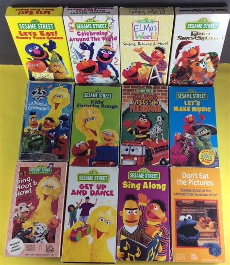 Sesame Street Vhs Lot Popscreen Images And Photos Finder