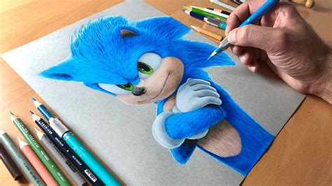 Sonic Pencil Drawing