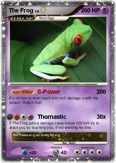 Pokémon The Frog S Power My Pokemon Card