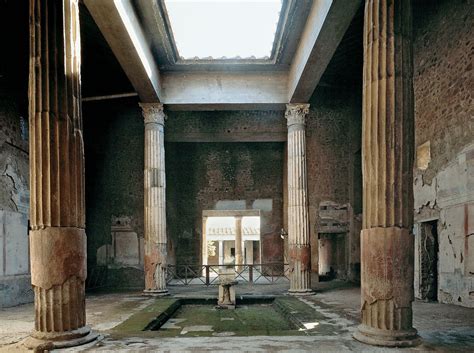 Atrium Pompei Ancient Roman Architecture Ancient Roman Houses Roman