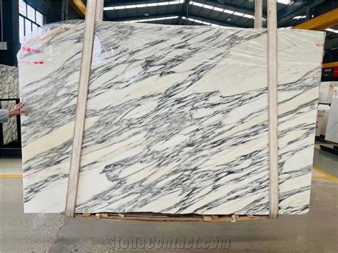 Italy Arabescato Corchia Big Flower White Marble Slab From China