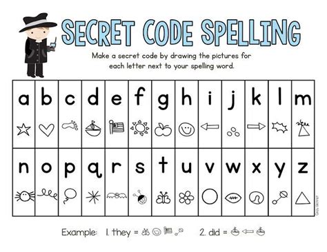 Secret Code Spelling With Pictures Some May Be Too Complex Maybe Simple Shapes Secret Code