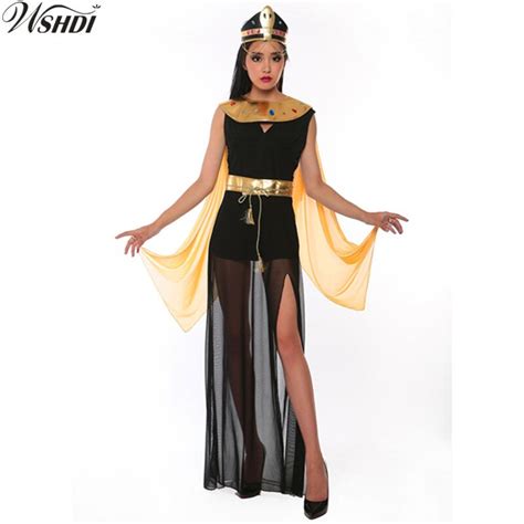 Deluxe Regina Egiziana Di Le Piramidi Cleopatra Vestito Delle Donne Adulte Dea Egiziana Costume