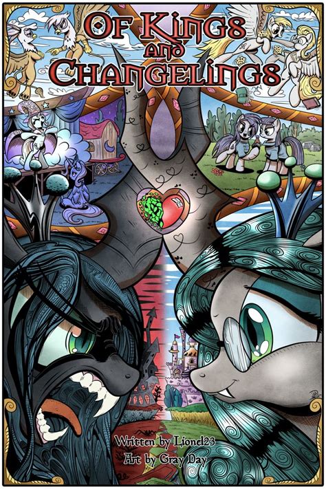 Of Kings And Changelings Cover My Babe Pony Comic My Babe Pony Drawing My Babe Pony