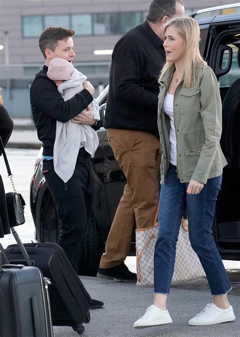 Declan Donnelly Cuddles Baby Isla As He And Wife Ali Astall Arrive At