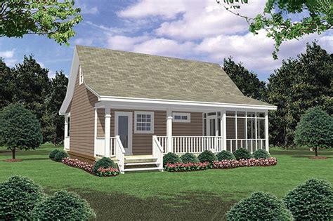 Country Style House Plan 1 Beds 1 Baths 600 Sqft Plan 21 206
