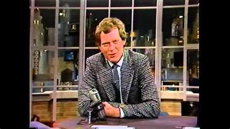 Late Night With David Letterman December 1985 Youtube