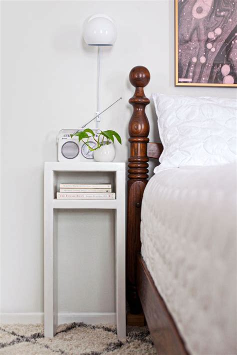 47 Lovely And Cool Narrow Bedside Table Design Ideas Elisabeths Designs