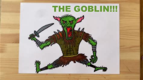 Drawing With Juni 153 How To Draw A Goblin Mythical Creature Youtube