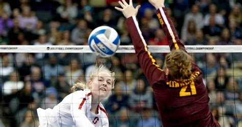 Defending Champ Stanford Sweeps Minnesota To Reach Final The Seattle