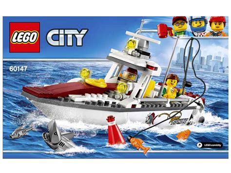 Bricklink Set 60147 1 Lego Fishing Boat Towncityharbor