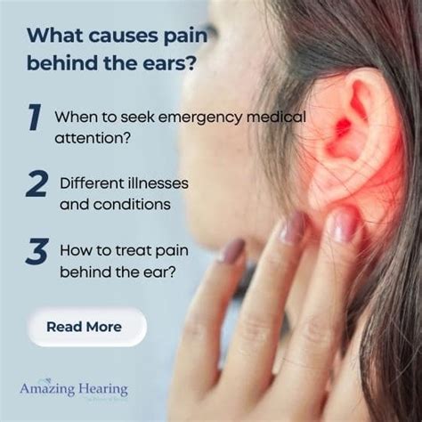 What Causes Pain Behind The Ears Amazing Hearing Group Singapore