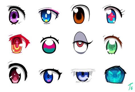 Oc Anime Eyes The Sequel Here Is The Second Compilation That I Drew