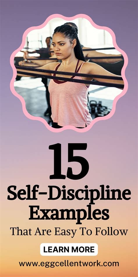 15 Self Discipline Examples That Are Easy To Follow Artofit