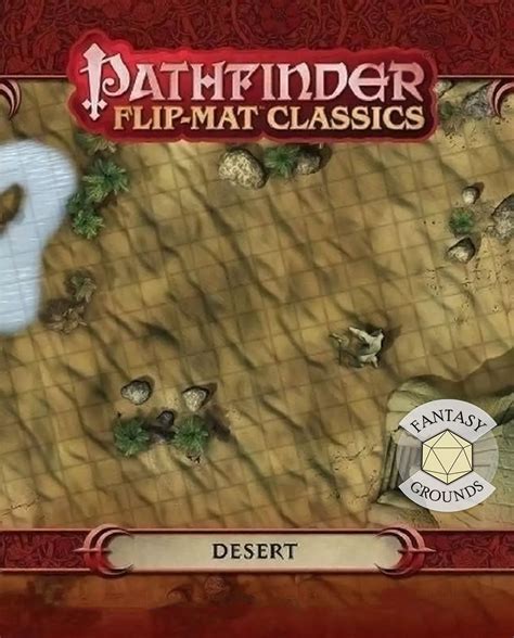 Pathfinder Rpg Pathfinder Flip Mat Classic Desert For Fantasy Grounds