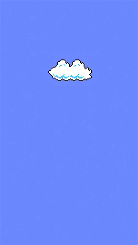 750x1334 Super Mario Clouds Minimal Art 4k Iphone 6 Iphone 6s Iphone