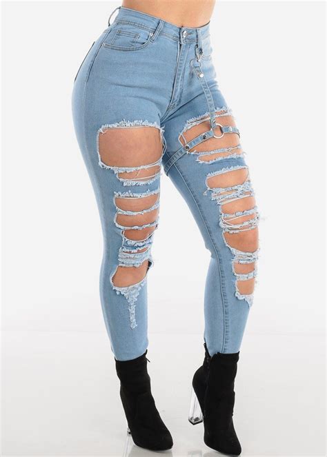 Check Out This Great Offer I Got Shopping Light Wash Skinny Jeans Cute Ripped Jeans Ripped