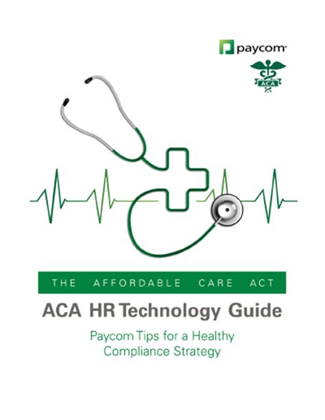 The Affordable Care Act Hr Technology Guide Paycom