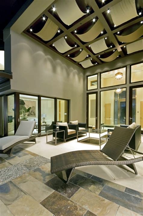 Here you have some new ceiling design ideas for your home. 33 examples of modern living room ceiling design and life ...