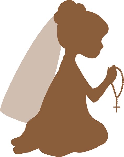 Silhouettes First Communion Clipart Oh My First Communion
