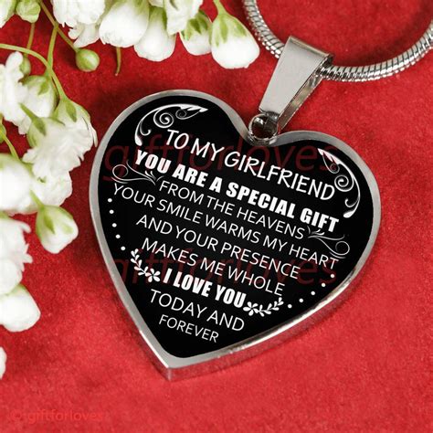 For a girlfriend, a birthday gift should be both, amorous and valuable. To My Girlfriend Luxury Necklace: Romantic Birthday Gifts ...