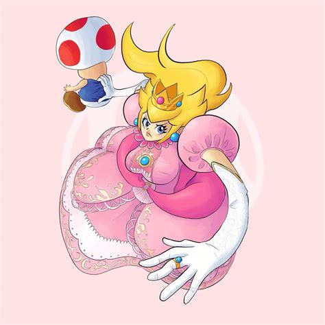 Fighting Princess Peach Mario Amino