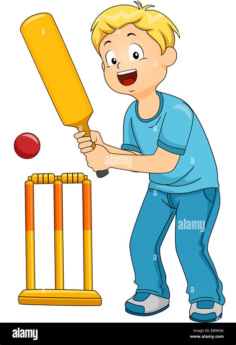 Cricket Game Drawing Hi Res Stock Photography And Images Alamy