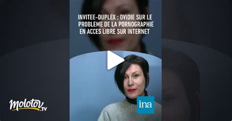 Invitée Duplex Ovidie Sur Le Problème De La Pornographie En Accès Libre Sur Internet En