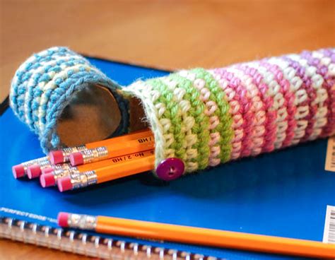 5 Free Crochet Pencil Case Patterns