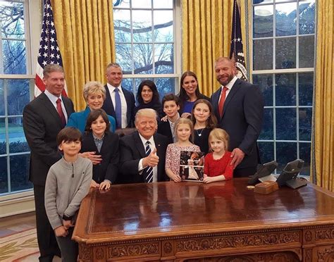 When the promotion let him go after an injury. STRENGTH FIGHTER™: WWE McMahon family support Donald Trump