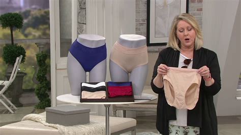 Breezies Lace Essentials Set Of Panties On Qvc Youtube