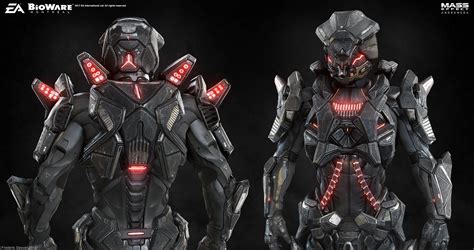 Mass Effect Remnant Armor By Frederic Daoust Sci Fi 3d Cgsociety