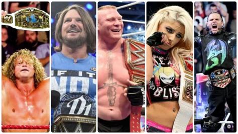Ranking All The Current Champions In The Wwe