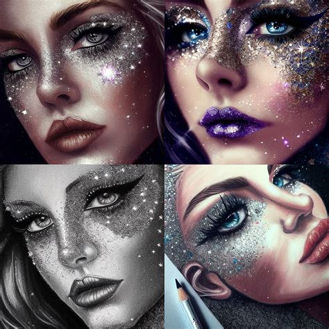 Glitter Drawing Midjourney Style Andrei Kovalevs Midlibrary 20