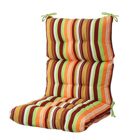 Romhouse 124 Pcs 44x21 Inch Outdoor Chair Cushion High Back Rocking