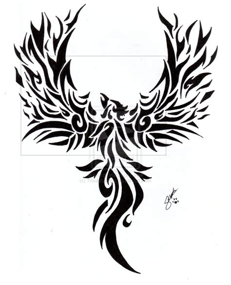 Celtic Tattoos Phoenix Tribal Phoenix Tattoo By