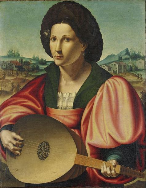 Francesco Ubertini Detto Bachiacca 1494 1557 — Female Lute Player