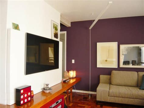 Purple Wall At Living Room Purple Walls Living Room
