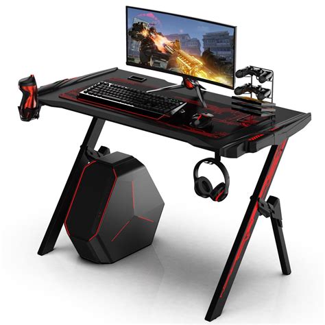 Computer Desk For Gaming Dripex Gaming Table 113 Cm Gaming Desk