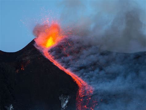 Maybe you would like to learn more about one of these? Italy's Etna Volcano Throws Lava Bombs in Its First Big ...
